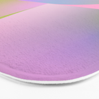 summer pastel gradient shape 1 Bath Mat Gallery Image 3