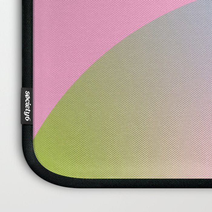 summer pastel gradient shape 1 Laptop Sleeve Gallery Image 3