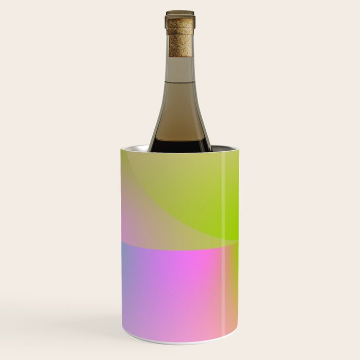 summer pastel gradient shape 1 Wine Chiller Gallery Image 3
