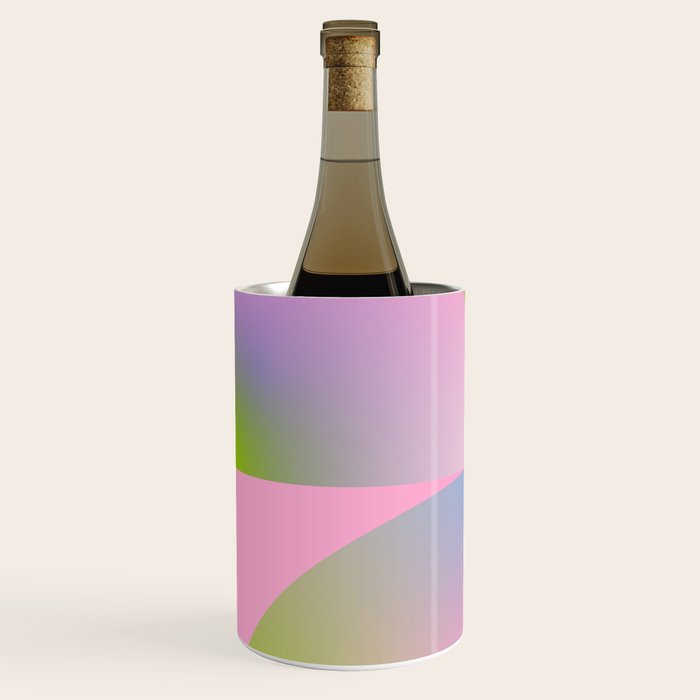 summer pastel gradient shape 1 Wine Chiller Gallery Image 2