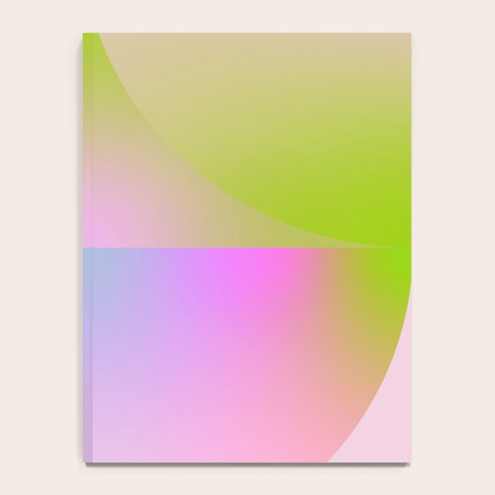 summer pastel gradient shape 1 Notebook Gallery Image 4