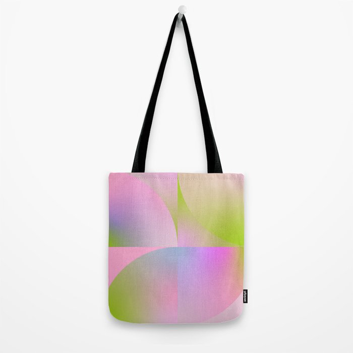 summer pastel gradient shape 1 Tote Bag Gallery Image 2