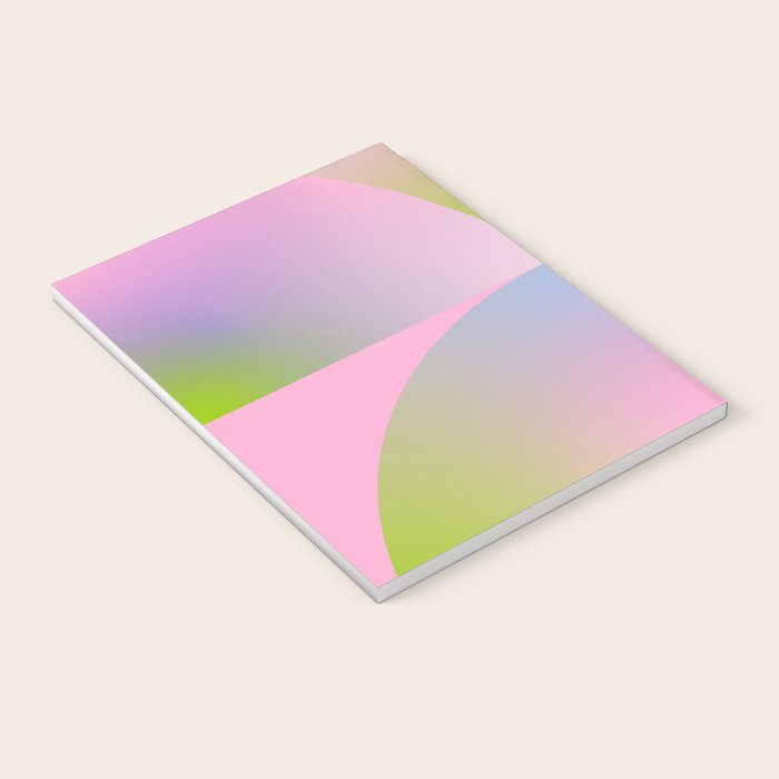 summer pastel gradient shape 1 Notebook Gallery Image 3
