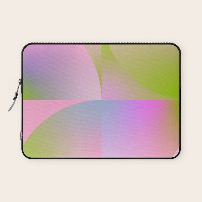 summer pastel gradient shape 1 Laptop Sleeve Gallery Image 1