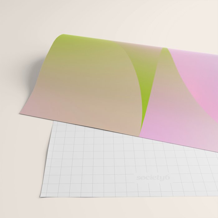 summer pastel gradient shape 1 Wrapping Paper Gallery Image 2