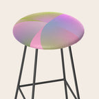 summer pastel gradient shape 1 Stool Gallery Image 2