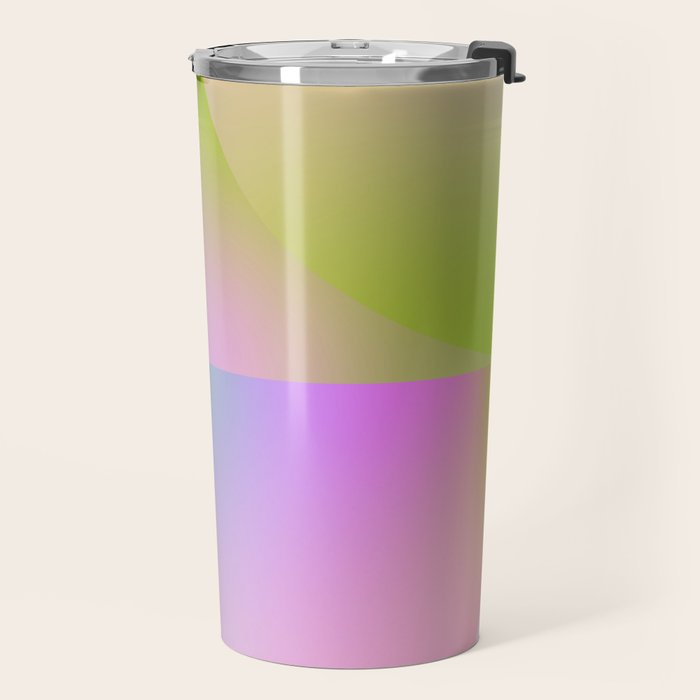 summer pastel gradient shape 1 Travel Mug Gallery Image 2