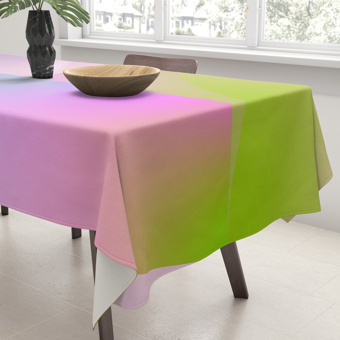 summer pastel gradient shape 1 Tablecloth Gallery Image 3