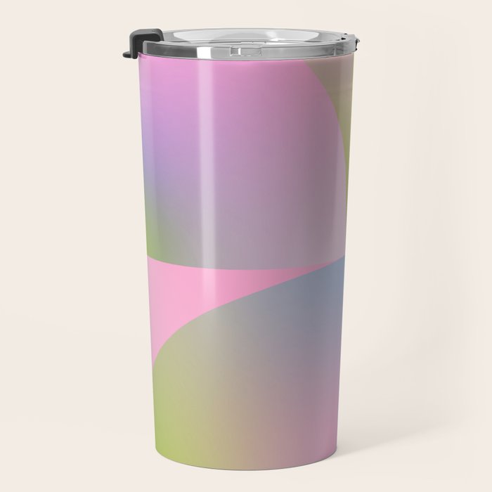 summer pastel gradient shape 1 Travel Mug Gallery Image 3