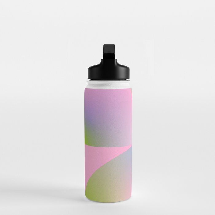 summer pastel gradient shape 1 Water Bottle Gallery Image 3