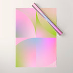 summer pastel gradient shape 1 Wrapping Paper Gallery Image 1