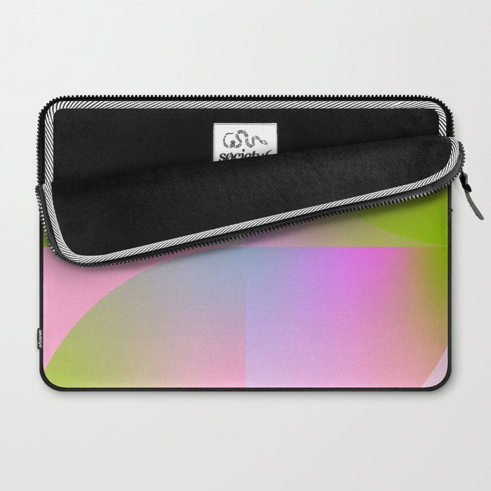 summer pastel gradient shape 1 Laptop Sleeve Gallery Image 2