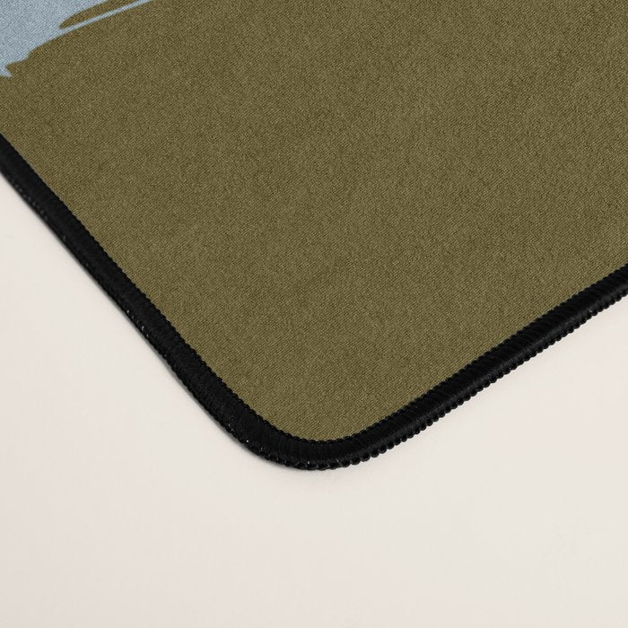 colorful monstera leaves Desk Mat Gallery Image 4