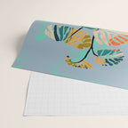 colorful monstera leaves Wrapping Paper Gallery Image 2