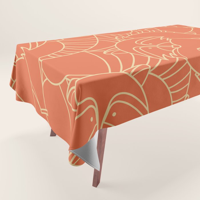 Minimalist Raccoon Tablecloth Gallery Image 1