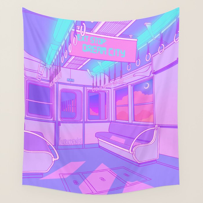 Dream City Wall Tapestry Gallery Image 4