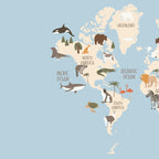 Illustrated Animal World Map Coffee Mug Gallery Image 2