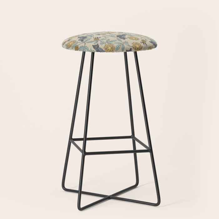 Tudor Owls in Grey Stool Gallery Image 1