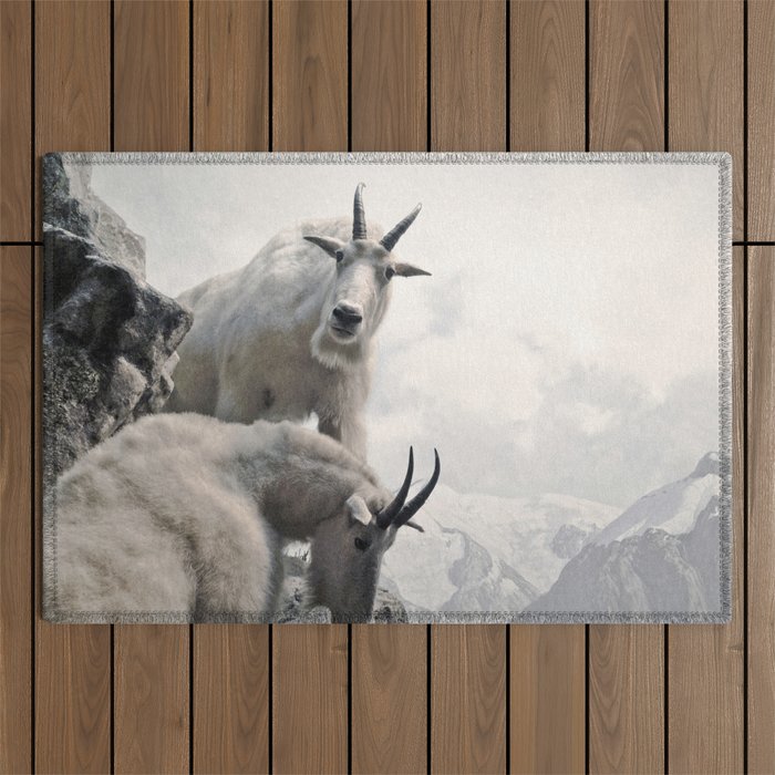 Hi, we are the mountain goats Outdoor Rug Gallery Image 1
