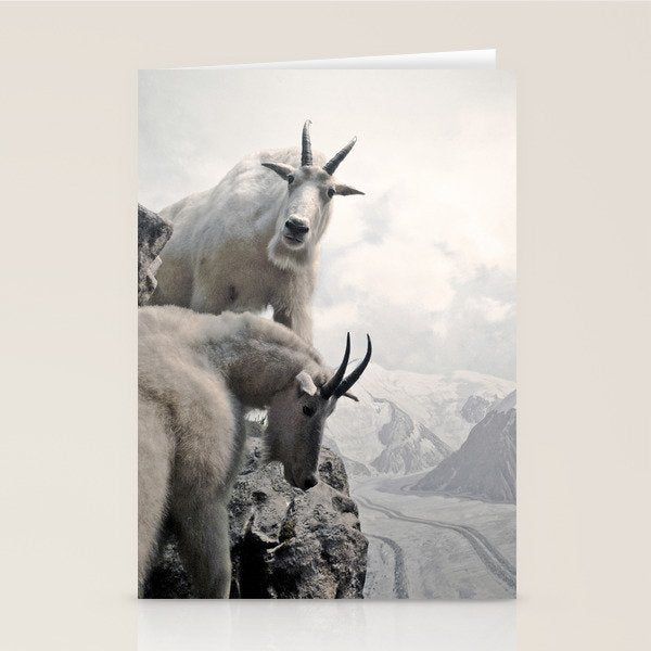 Hi, we are the mountain goats Stationery Card Gallery Image 2