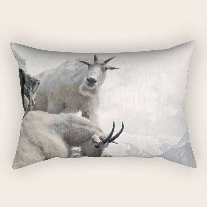 Hi, we are the mountain goats Rectangular Pillow Gallery Image 2