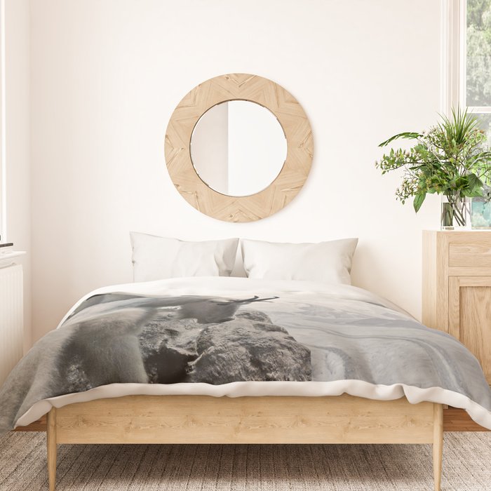 Hi, we are the mountain goats Duvet Cover Gallery Image 3