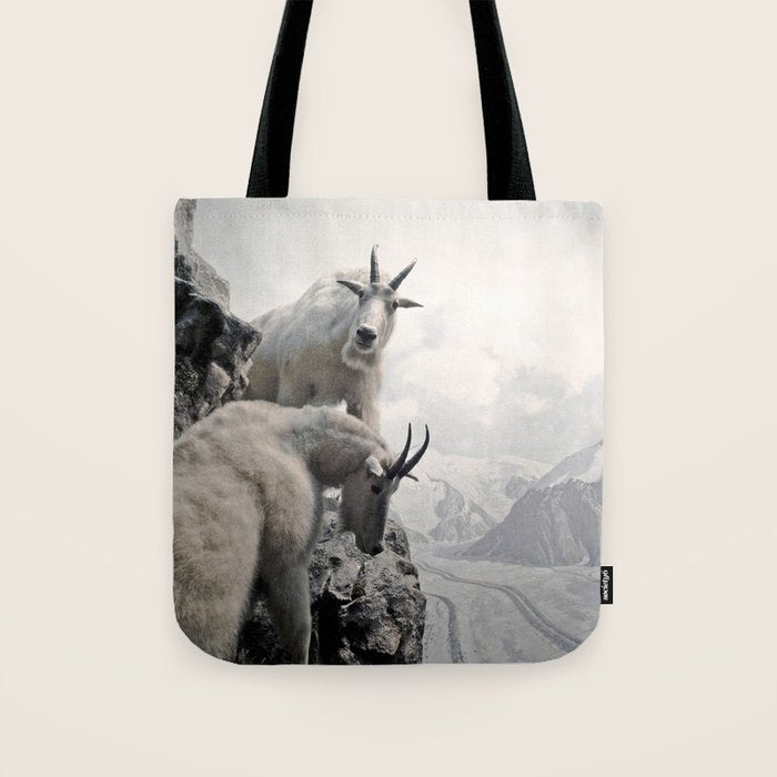 Hi, we are the mountain goats Tote Bag Gallery Image 1