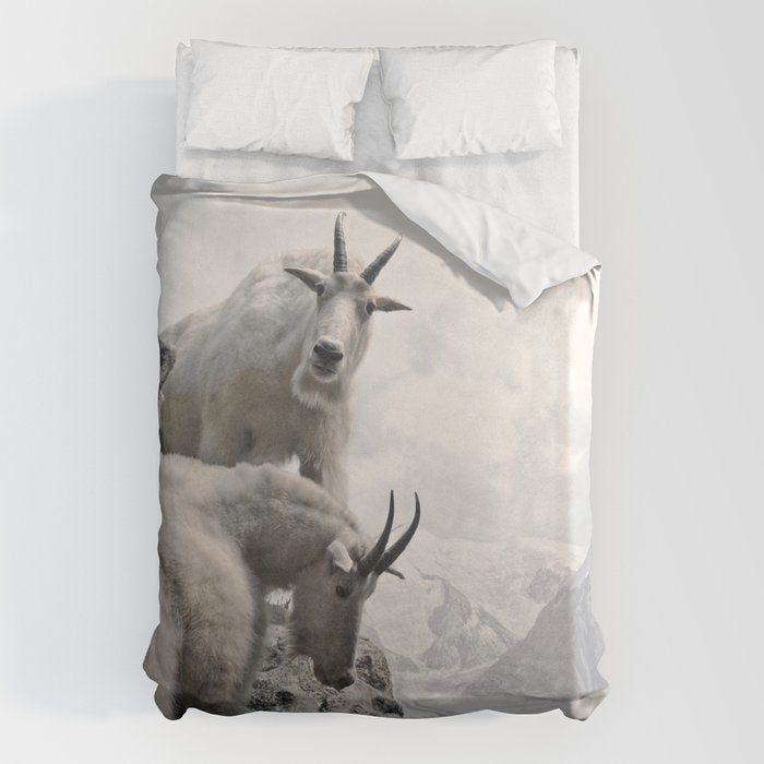 Hi, we are the mountain goats Duvet Cover Gallery Image 6