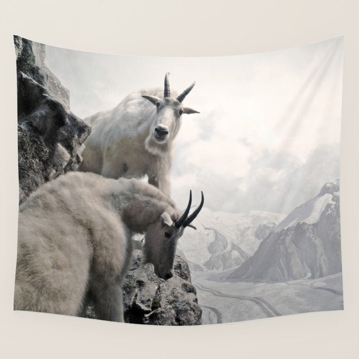 Hi, we are the mountain goats Wall Tapestry Gallery Image 4