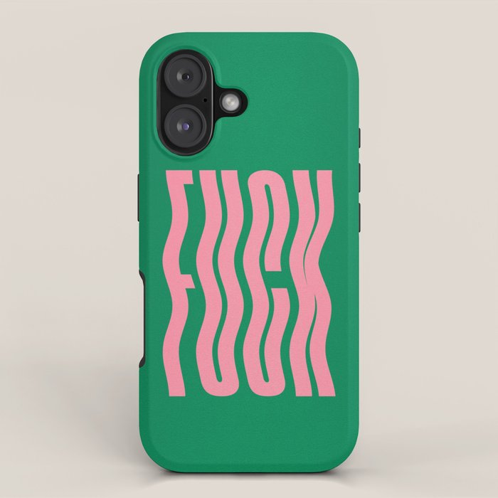 Favorite Word: Tropical Wavy Edition iPhone Case Gallery Image 1