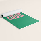 Favorite Word: Tropical Wavy Edition Yoga Mat Gallery Image 2