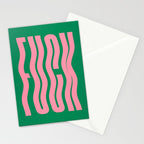 Favorite Word: Tropical Wavy Edition Stationery Card Gallery Image 2