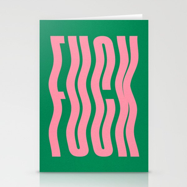 Favorite Word: Tropical Wavy Edition Stationery Card Gallery Image 2