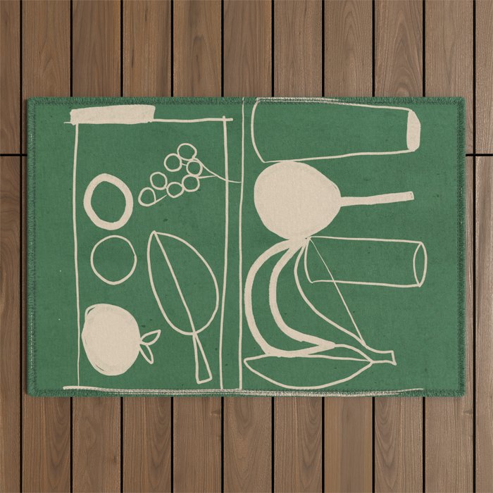 Minimalist Still Life 14 Outdoor Rug Gallery Image 1