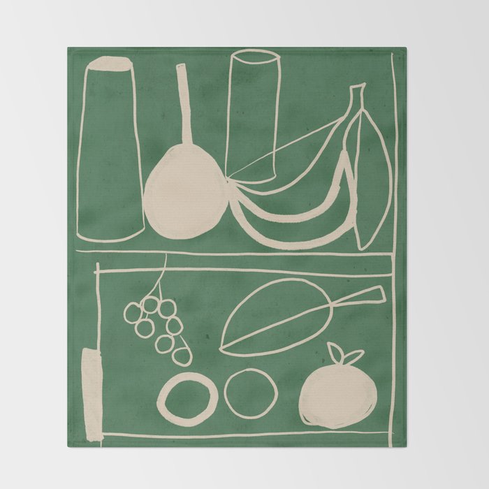Minimalist Still Life 14 Throw Blanket Gallery Image 2