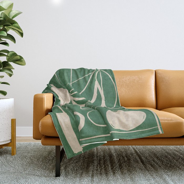Minimalist Still Life 14 Throw Blanket Gallery Image 1