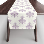 French Lavender Fleur De Lis Table Runner Gallery Image 1