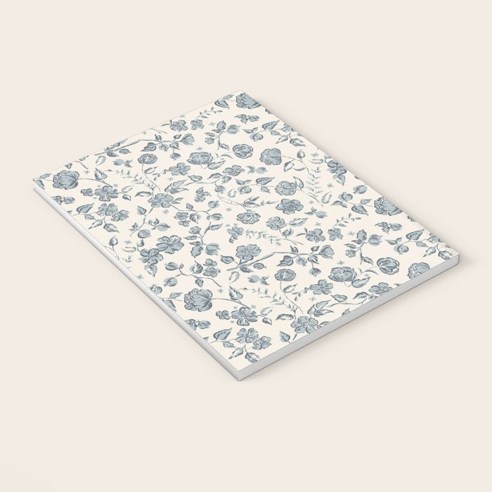Florals and Pomegranates - Blue Navy Notebook Gallery Image 3