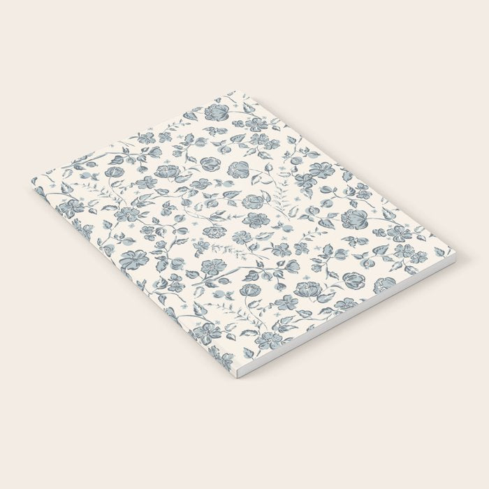 Florals and Pomegranates - Blue Navy Notebook Gallery Image 2
