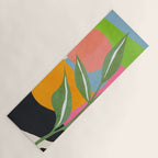 Minimal Modern Abstract Leaves 14 Yoga Mat Gallery Image 1