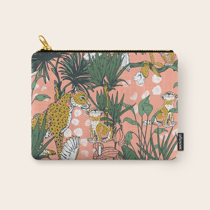 ANIMALS IN THE RAINFOREST I Carry All Pouch Gallery Image 1