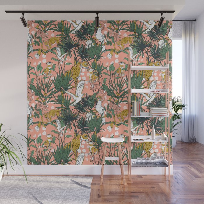 ANIMALS IN THE RAINFOREST I Wall Mural Gallery Image 1