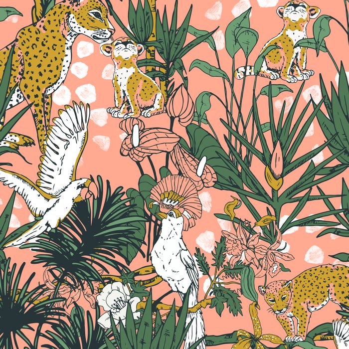 ANIMALS IN THE RAINFOREST I Coffee Mug Gallery Image 2