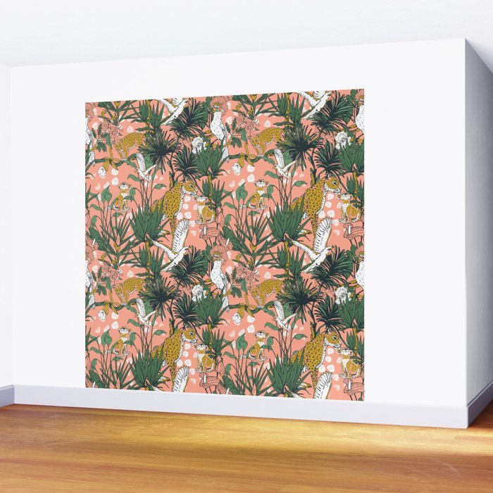 ANIMALS IN THE RAINFOREST I Wall Mural Gallery Image 2