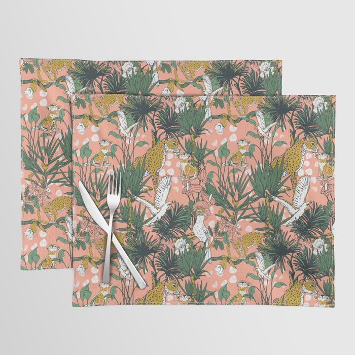 ANIMALS IN THE RAINFOREST I Placemat Gallery Image 1