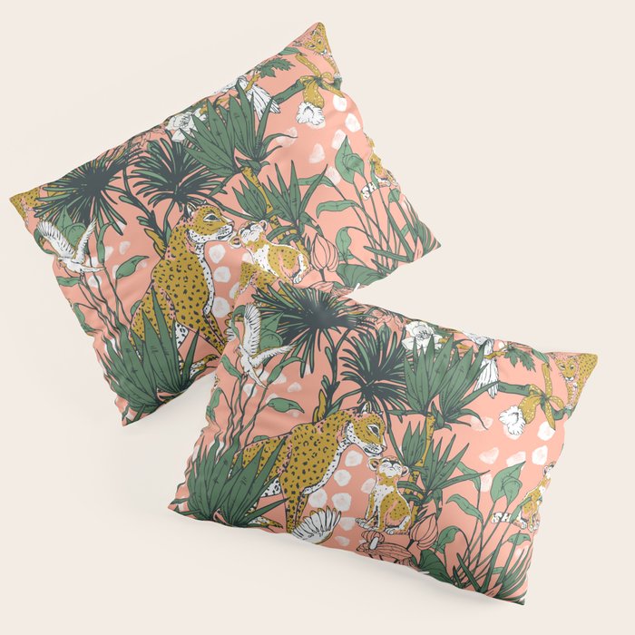 ANIMALS IN THE RAINFOREST I Pillow Sham Gallery Image 3