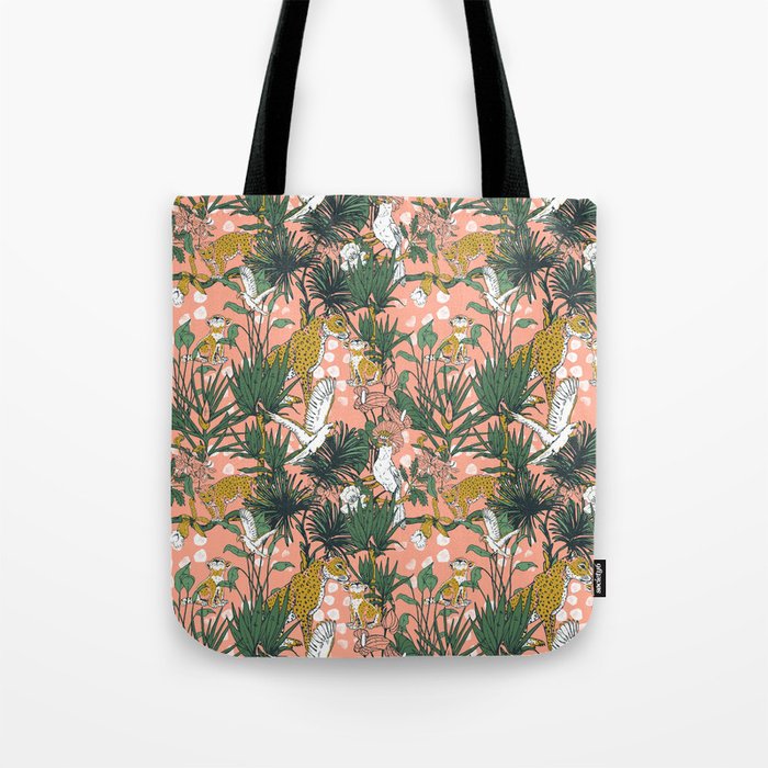 ANIMALS IN THE RAINFOREST I Tote Bag Gallery Image 1