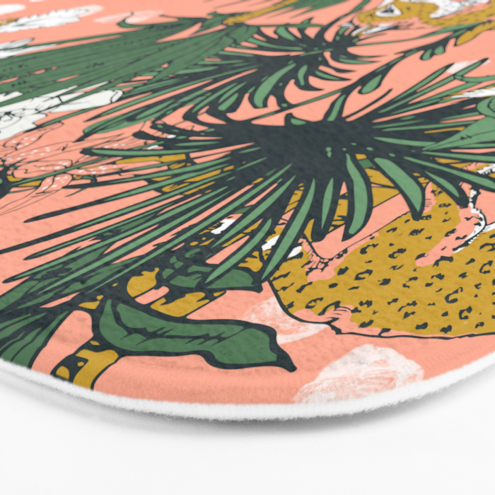 ANIMALS IN THE RAINFOREST I Bath Mat Gallery Image 3