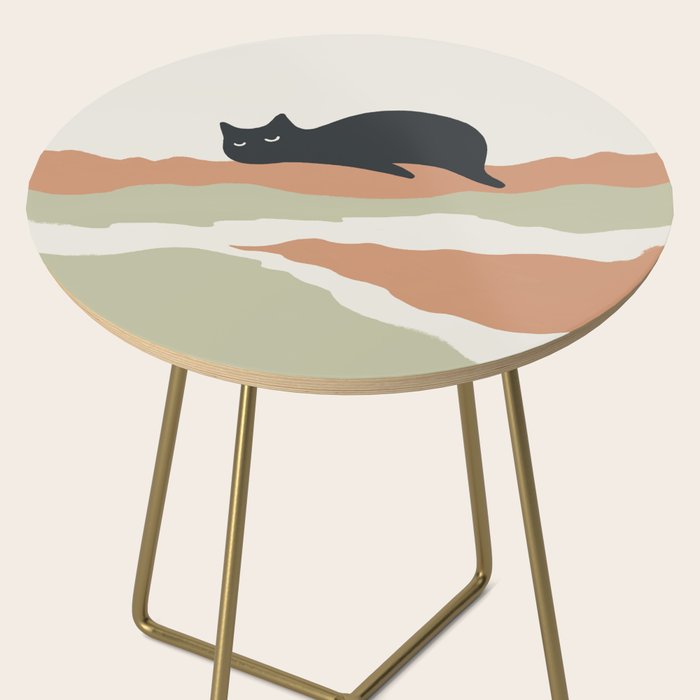 Magic meow 3 lazy cat Side Table Gallery Image 2