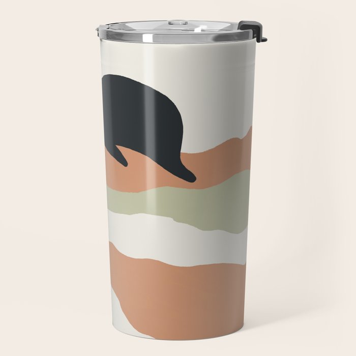Magic meow 3 lazy cat Travel Mug Gallery Image 2